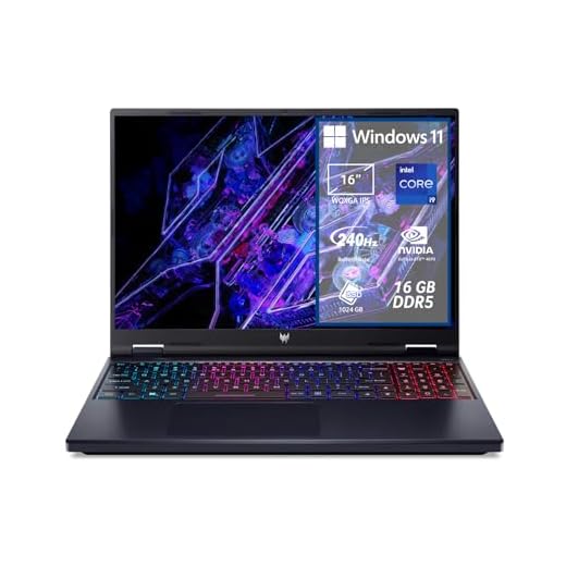 Acer Predator Helios Neo 16 PHN16-72-99FK Notebook Gaming, Processore Intel Core i9-14900HX, RAM 16 GB, 1024 GB SSD, Display 16" WQXGA IPS 240 Hz, NVIDIA GeForce RTX 4070 8 GB GDDR6, Windows 11 Home