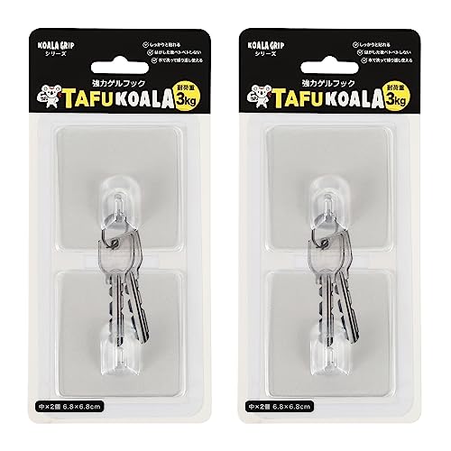 �^�t�R�A�� �S���t�b�N �Z�b�g ���� �N���A �yKTF-L2�z ���T�C�Y 2�� �yKTF-S4�z ���T�C�Y 4�� ���̓Q���t�b�N �t�b�N�V�[�� �͂����� �Ղ��c��Ȃ� TAFUKOALA �J��Ԃ��g���� �ė��p �W�b�g (���T�C�Y 68mm�p 2��)