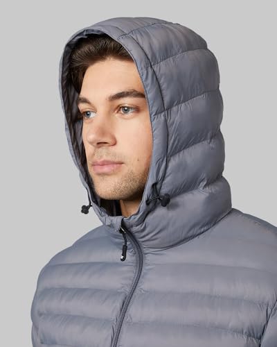 Image of 32 Degrees Men's Lightweight Recycled Poly-Fill Packable Jacket | Zippered Pockets | Layering | Water Repellent