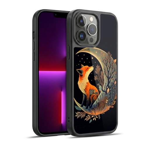 Art au quotidien coque iPhone 13 Pro Max lune et renard