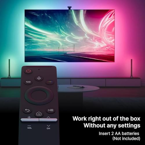 Image of BLACKSHEEP Bluetooth Voice Command Remote Compatible with Samsung Smart 4K Tv Remote Control of Original BN59-01312F with Samsung Ultra Curved TV Remote Control, LED Android UHD OLED QLED