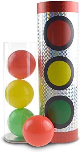 Miracle Balls Magic Tricks, Magic Ball Traffic Light Color, Close Up Stage Classic Toys Illusion Gimmick Prop Funny Mentalism Magic