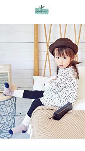 Ttizzy Toddler Baby Girls Boys Socks - Cotton Crew Socks For Baby Gifts Pack (Yellow, 2-3T) #TOP6