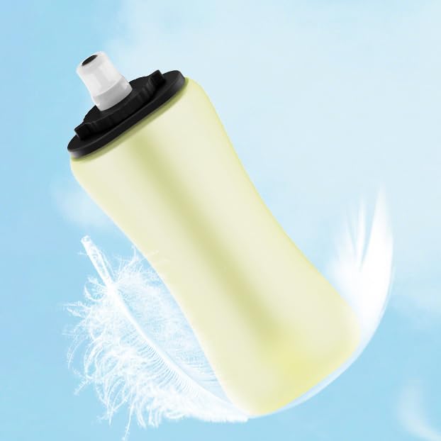 Silikon Faltbare Tragbare Lauf-Trinkflasche Weiche Zusammenklappbare Wasserflasche Ultra Light
