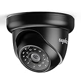 SANNCE 1080p Wired Security Camera with EXIR Night Vision, IP66 Waterproof for Indoor Outdoor Home Surveillance(Power Supply not Include)