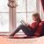 Beeveer 47 Inch x 10 ft Window Insulation Kit Cuttable Transparent Film with Adhesive Straps Reusable Window Plastic for Patio Winterizing Thicken Warm Winter Waterproof Attic Insulation Cover