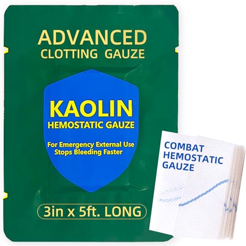 Hemostatic Gauze for Quick Clot Trauma Kit – 3