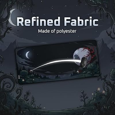 Hystar x Terraria Extended Gaming Mouse Pad | 5mm Thick, Waterproof Surface, Smooth Polyester Fabric, and Natural Rubber Base (36 x 16)