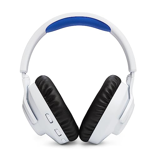 Quantum 360P Cuffie Gaming Over Ear Wireless Bluetooth per PlayStation, Cancellazione Attiva del Rumore, Microfono a Braccio Rimovibile, Audio 3D, Compatibili con Mac e Nintendo Switch, Bianco - Cuffia gaming - Immagine 1