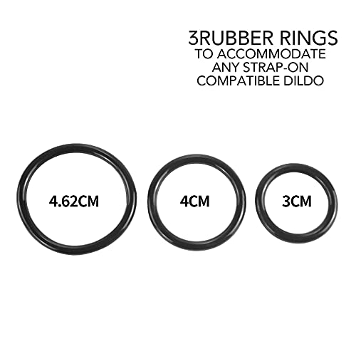 Realistische dildo met strap-on harnas - Verstelbaar - Crave Dubbele Penetratie - Seksspeeltje voor vrouwen - Seksspeeltje voor mannen-met Drie O Ring - Afbeelding 8