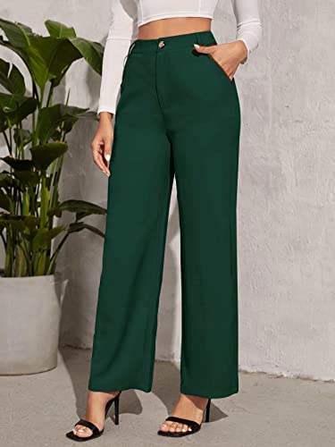 Image of Elendra Women Lycra - Bootcut Trousers Pant Wide Leg