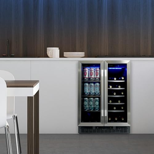 Danby Silhouette SBC057D1BSS Built In Beverage Center, Under Counter Single Zone Beverage Cooler For Wine, Beer - For Kitchen, Home Bar on Fridge.com