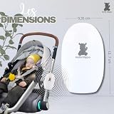 Hello Hippo - Automatyczna kołyska dziecięca z możliwością ładowania USB-C – pomoc w zasypianiu każdego wózka dziecięcego – 3-biegowa – cicha, kompaktowa, uniwersalne mocowanie, nomadyczne