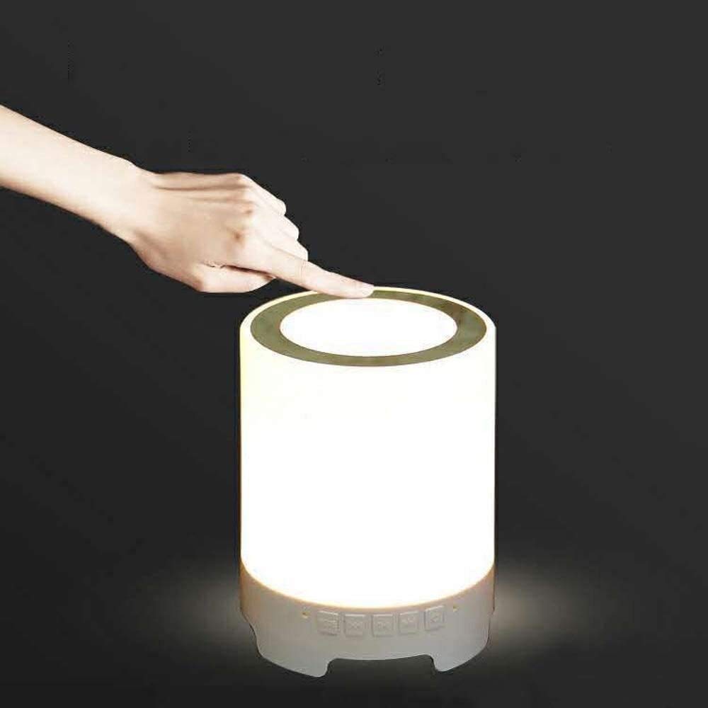 DieffematicTD Lampe De Bureau Lampe de Table Night Lights avec Le Son, Bureau LED Portable Lampe, Tactile Dimmer Table de Chevet Lampe, Eye-Soins Lampes de Table, lumière des Soins oculaires lumières