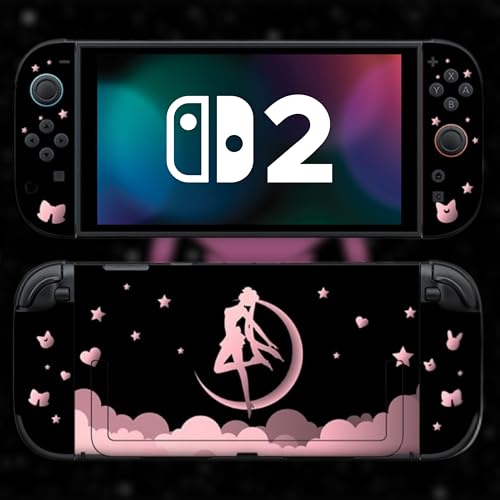 Skin para Nintendo Switch 2 BelugaDesign de vinilo anime pastel 2