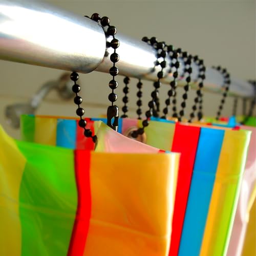 30 Pièces Anneaux de Métal Rideaux de Douche, Crochets de Rideau de Douche antirouille pour Salle de Bain, pour Rideaux de Douche et Crochets de Tringle de Douche