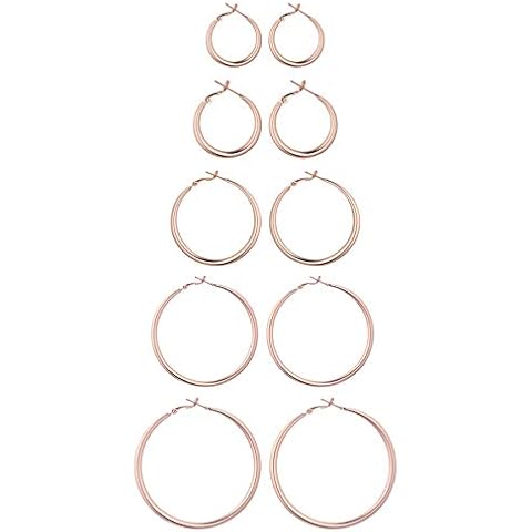 Boucles d'Oreilles Flongo 5 Paires Cover