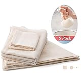 ❤MATERIAL DE CALIDAD: producto hecho de algodón natural puro de grado alimenticio, material de calidad primera sin rababas. En forma cuadrado. Duradero, resistente a desgaste, ideal para uso de largo tiempo. Producto reutilizable y de material respetuoso con el medio ambiente, más ecológico.