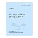 loewe opta bella luxus  Kundendienstschriften für Radio-Kofferradio- u. Tonbandgeräte