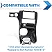 ECOTRIC Double Din Stereo Dash Installation Compatible with 1997-2004 Chevrolet Corvette C5 Replacement for 10407815
