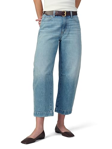Joe's Womens The Wilder High Rise Relaxed Barrel Leg Jean
