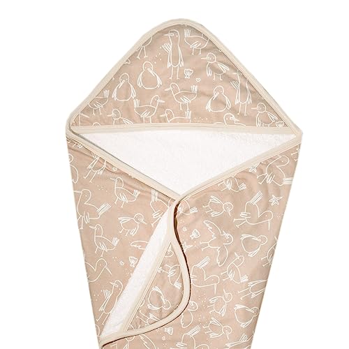 Image of Copper Pearl Hooded Bath Towels Premium Knit /Terry Cloth Baby Towels with Hood, Pockets, and Cool Designs - Great to Gift and Make Bath Time Fun - Baby Bath Towel, Sandy