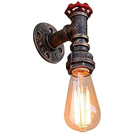 Amazon 千飾 蛇口型ウォールランプ 壁付け照明 ブラケットライト 屋内用 照明 アンティーク インダストリアル マリンランプ ウォールライト スチームパンク 壁 レトロ ウォール 壁掛け照明 ｋｌ ｌｅｅ ｋｏｒｅｙｏｓｈｉ ｌｉｗｅｉｋｅ ブラケットライト