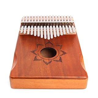 Wzhzj Piano à pouce 17 touches Instrument de musique à percussion en bois d’acajou avec sac de rangement pour outils de… - Les Beatles, Paul McCartney, John Lennon, RIngo Starr, George Harrison Wzhzj Piano à pouce 17 touches Instrument de musique à percussion en bois d'acajou avec sac de rangement pour outils de… – Image 3