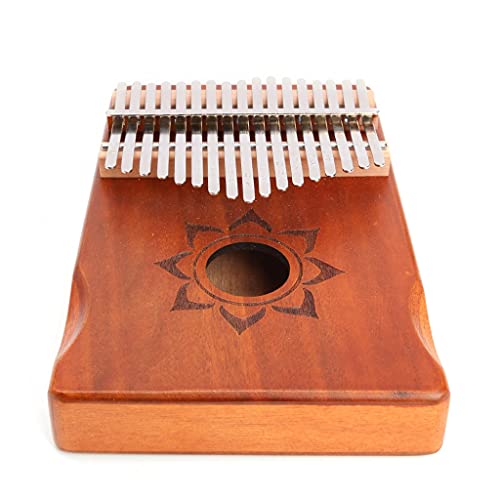 Wzhzj Piano à pouce 17 touches Instrument de musique à percussion en bois d’acajou avec sac de rangement pour outils de… - Les Beatles, Paul McCartney, John Lennon, RIngo Starr, George Harrison Wzhzj Piano à pouce 17 touches Instrument de musique à percussion en bois d'acajou avec sac de rangement pour outils de… – Image 4