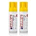 Produktbild 2X edding Permanent Spray verkehrsgelb 200 ml Premium Acryllack, RAL 1023
