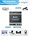 eSynic 4K@30Hz HDMI Audio Extractor [No ARC&No from HDTV to Soundbar] Metal Shell HDMI to Optical/3.5mm AUX Converter from Blu-ray/PS4/Fire TV Stick to HDTV/Sounbar/Headphone/L/R Stereo Audio System