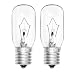2pcs Microwave Bulb GE WB36X10003-125V 40W Incandescent Lamp Bulbs for Most General Electric, LG, Frigidaire, Kenmore Microwave, Universal Type Replacement E17 Base Socket Applications