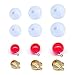 Silicone Ball Mold, DyAi 9Pcs Resin Epoxy Mold, Universe Spheroid Moulds, Orbs Pendant Casting Molds for UV Resin Crafts, DIY Jewelry Making (20mm/ 25mm/ 30mm)