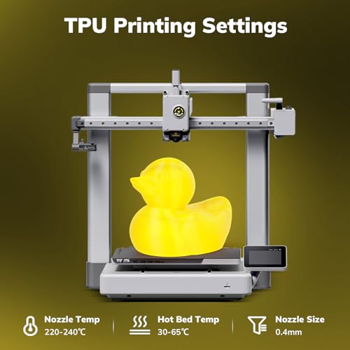 Image of AMOLEN 95A TPU 3D Printer Filament, 1.75mm Glow in The Dark Yellow, Soft TPU Flexible 3D Printing Filament, Best with UV Lamps, 1kg Spool, Dimensional Accuracy + /- 0.02 mm, Fit Most 3D Printers