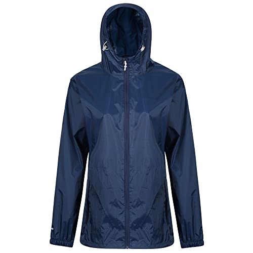 Regatta Professional Womens Packaway Waterproof Pack It Rain Jacket, Navy, 18 EU