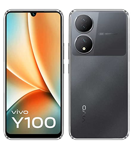 Image of Soft Silicone TPU Back Cover Compatible with Vivo Y100 / Vivo T2 5G