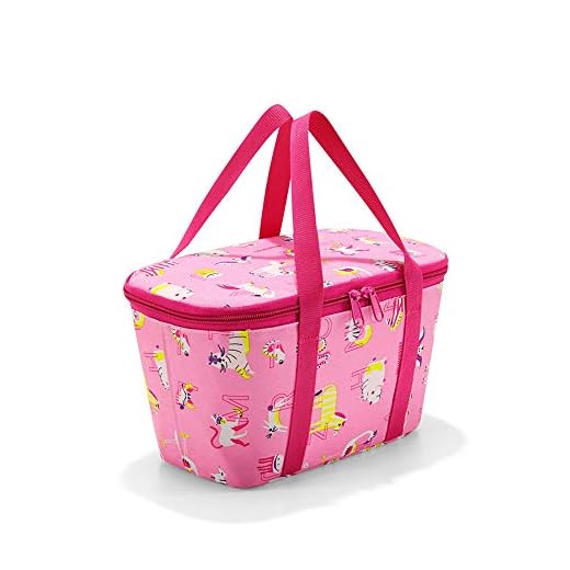Reisenthel coolerbag XS Kids ABC Friends Pink Bolsa de Deporte 28 Centimeters 4 Rosa (ABC Friends Pink)