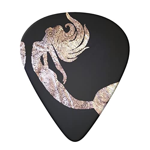 Black Mermaid Lot de 6 médiators pour guitare acoustique, guitare électrique, basse, ukulélé – fins, moyens et épais. - Les Beatles, Paul McCartney, John Lennon, RIngo Starr, George Harrison Black Mermaid Lot de 6 médiators pour guitare acoustique, guitare électrique, basse, ukulélé – fins, moyens et épais. – Image 4