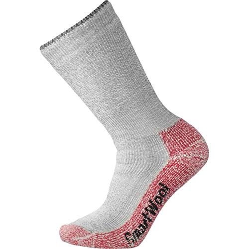 Smartwool Mountaineering Crew Socks -  Men’s Extra Heavy Cushioned Wool Performance Sock CHARCOAL HEATHER XL Unisex