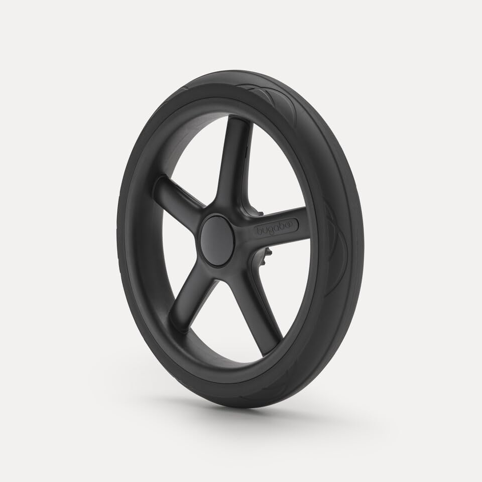 Bugaboo Fox 5 & Kangaroo Rear Wheel Set – Black – Replacement Stroller Wheels