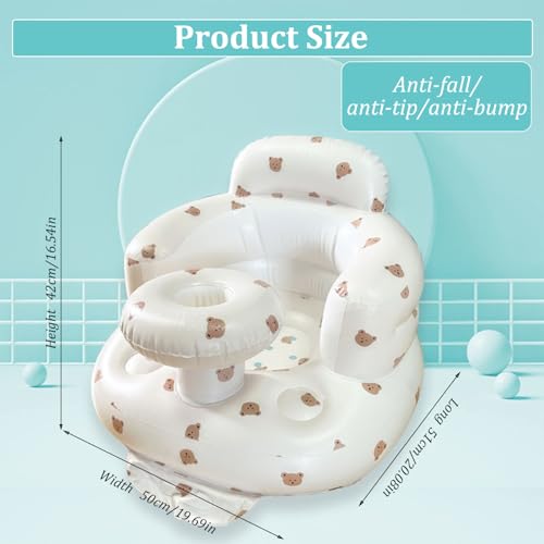 Chaise bébé gonflable pour partager les premiers repas en famille