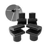 SplashNColor Trash Can Lock Replacement - Snap Handle Connector Compatible with RevAShelf Waste Bin Repair - Durable ABS Construction - Easy-to-Install Spare Parts for Garbage Can Latch Repair 4 Pack