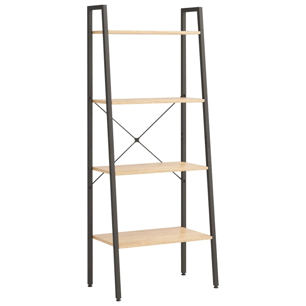 SYDE Scaffale con 4 ripiani, 56 x 35 x 140 cm | Struttura in acciaio resistente, per bagno, camera da letto, ufficio, soggiorno, fissaggio a parete incluso