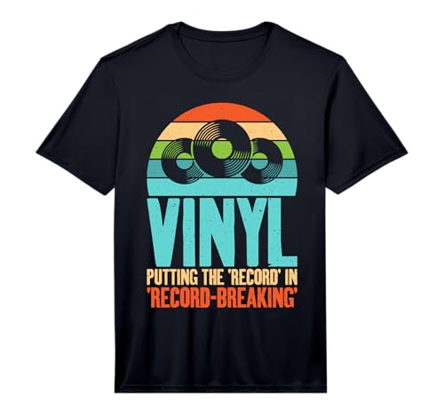 Men's Vinyl Record Performance T-Shirt