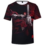 GO2COSY Anime Hellsing T-Shirt Alucard Tee Shirt Short Sleeve Costume
