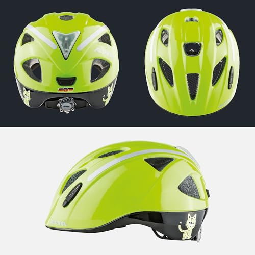 ALPINA XIMO Flash Kinderfahrradhelm, be Visible Gloss, 45-49 cm – Ansicht 4