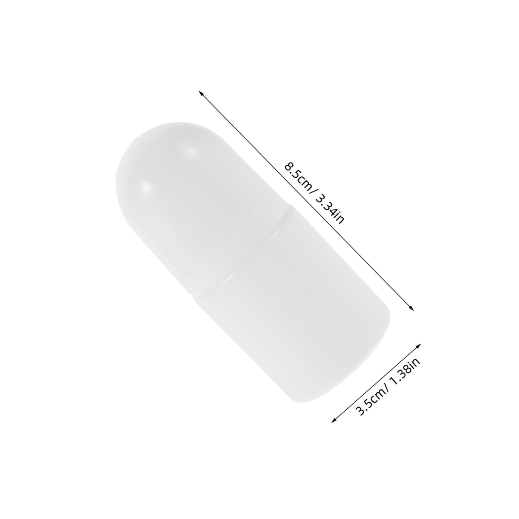 30 Stück Rollon Flaschen 50ml Kunststoff Weiß für Kosmetik | Auslaufsichere Verschlusskappe, Reisegröße für Aromatherapie, zum Abfüllen von Deodorants und Gelen