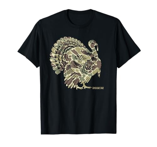 Wild Turkey Camouflage Hunting T-Shirt