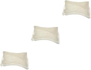 Housoutil 3pcs Swaddle for Newborn DIY Maternity Fleece Swaddle White Swaddle Infant Boys Clothes Girl Gift Sleeping Cotton Ripple Stretch Fleece Blankets Dresses for Girls Photo Baby