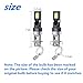 labwork 2X H3 LED Headlamp Fog Lights Kit 50W 14000LM Car Bulbs 6000K White Driving DRL Lamp
